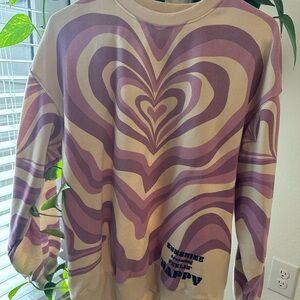 CLOSET SALE 🛍️
H&M Purple and Cream Patterned Sweatshirt